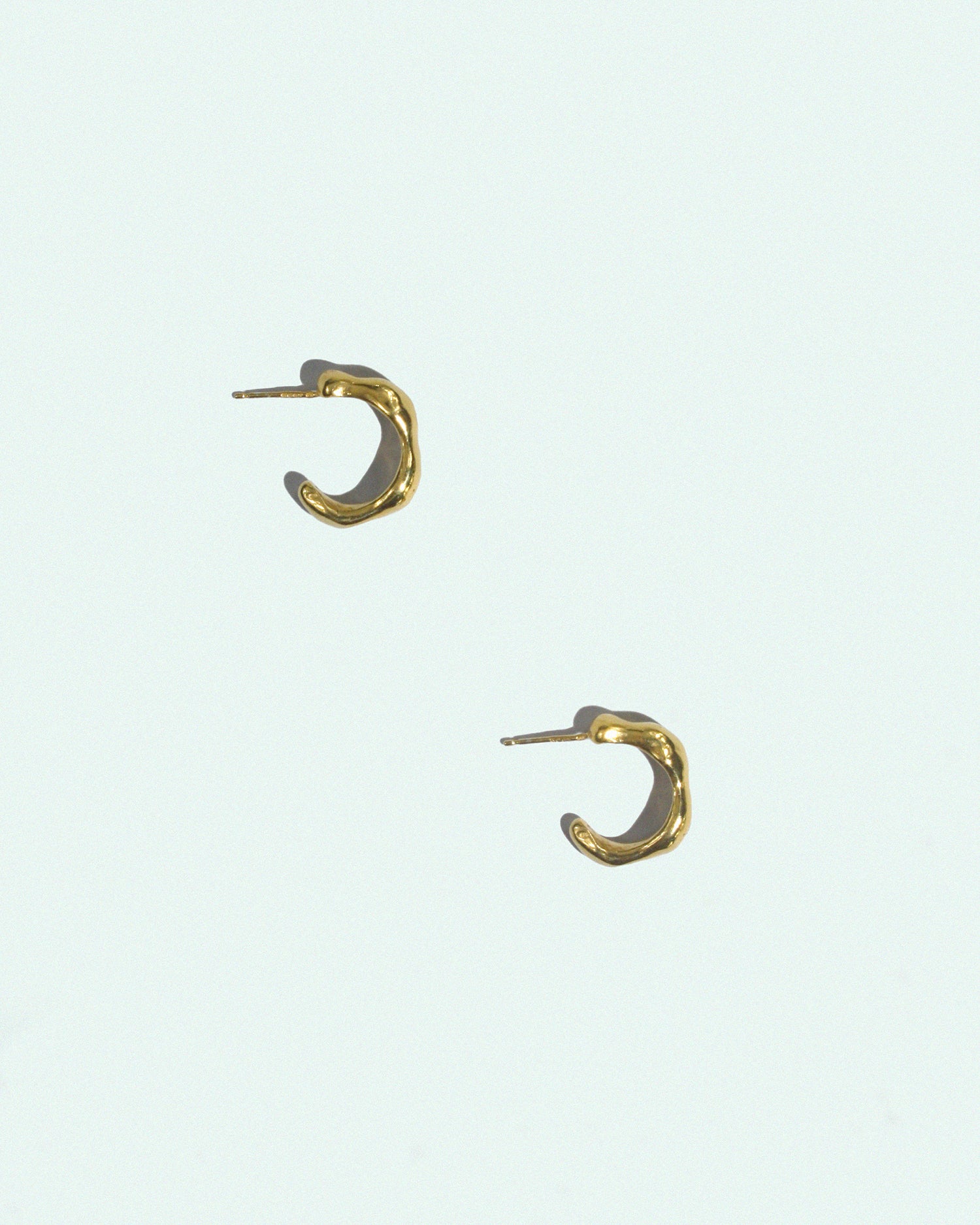 Rhiannon Hoops in Gold