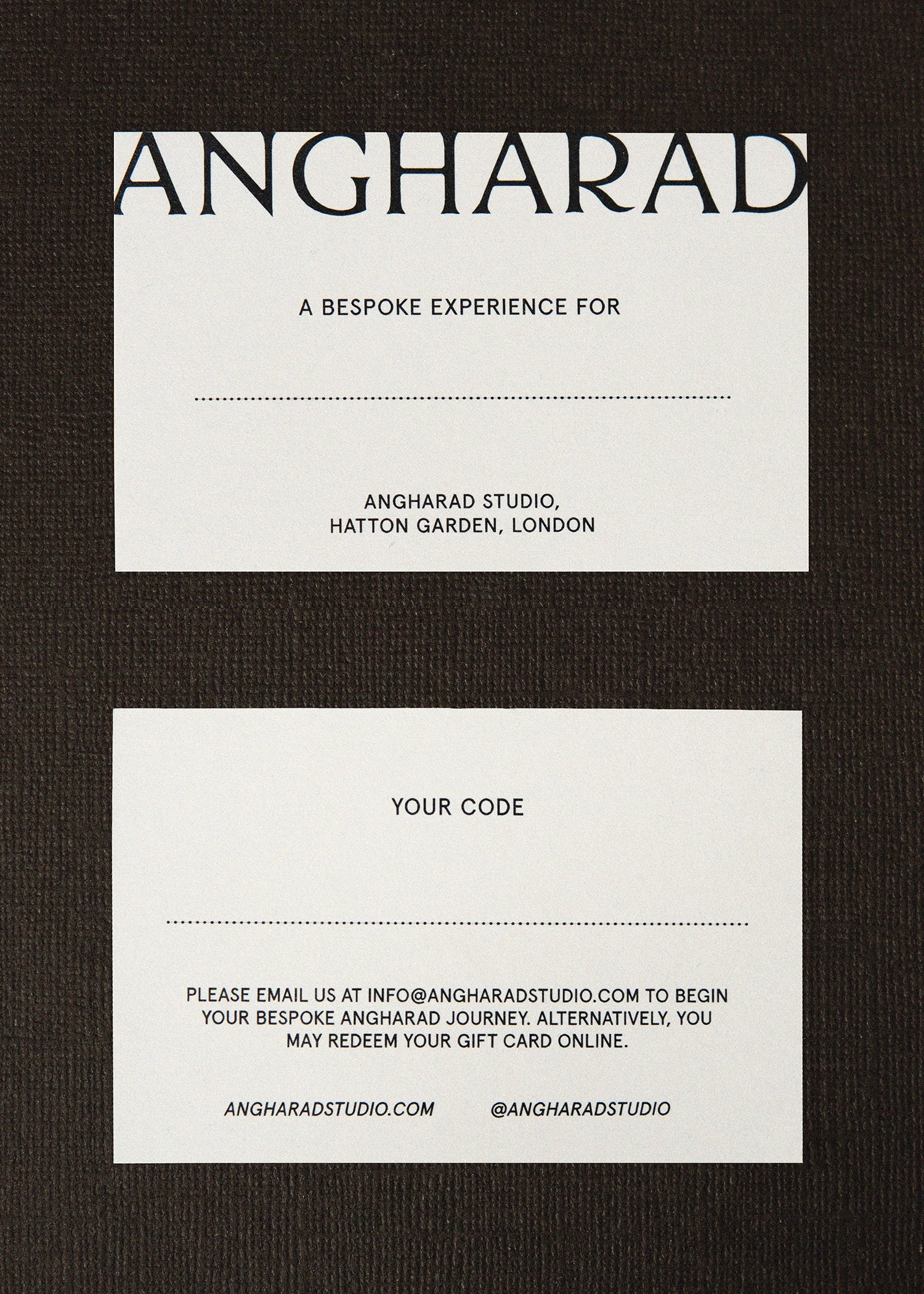 The Angharad Gift Card